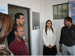 Cerimônia de inauguração do NAVCV de Ribeirão das Neves