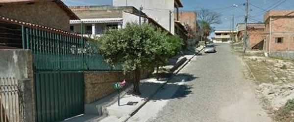 Rua onde a vítima e suspeito moram no bairro Nova Pampulha